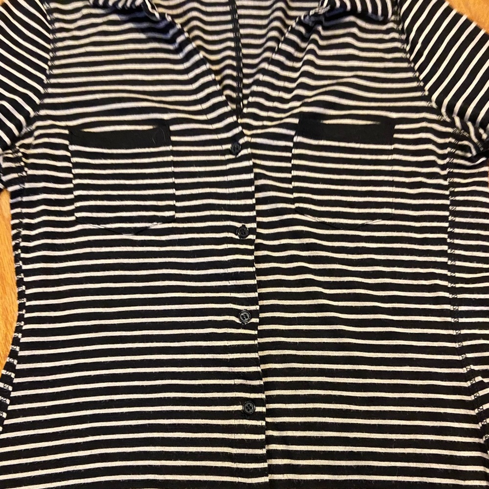 Almost Famous Striped Button Down - image 2